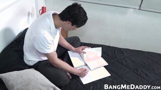 Kinky latino Ferdinand barebacked by young big cock