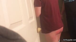 My slut's sore ass from the paddle spanking