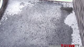 Japanese amateurs filmed peeing in public by voyeur