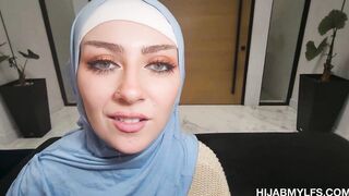 Creampie my hijab wife and mistress