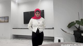 Creampie my hijab wife and mistress