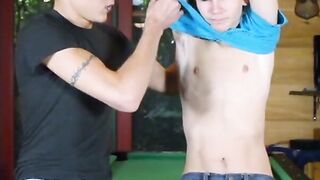 Naughty twink Seth anally railled after passionate blowjob