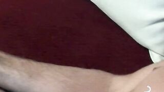 Chilling and smoking and caught myself touching my huge dick