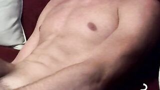 Chilling and smoking and caught myself touching my huge dick