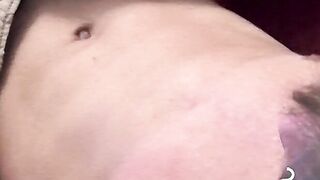 Chilling and smoking and caught myself touching my huge dick