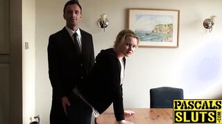 Like all good chicks Amber West cherish a good ass spanking