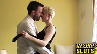 Horny Mia Milan sucking a cock before taking it in