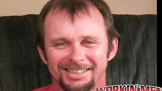 Real mature amateur tugging off until he empties his balls