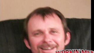 Real mature amateur tugging off until he empties his balls