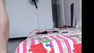 Hot Chick bending over for you and masturbates