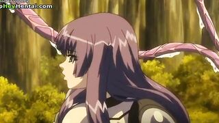 Busty sweet teen satisfies horny creature