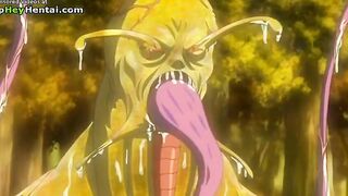 Busty sweet teen satisfies horny creature