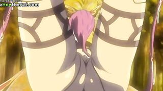 Busty sweet teen satisfies horny creature