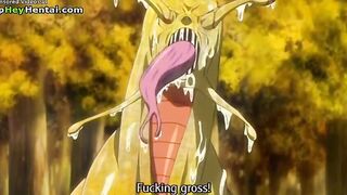 Busty sweet teen satisfies horny creature