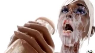 HUGE 3D Cumshots Gaming Animation 2023