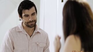Brunette swinger fucking husbands friend