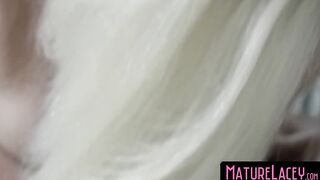 Black black cock dude, GILF fucks him and groans until facial
