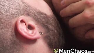 Nasty Clyde joining with vulgar Noah in sexy assfuck