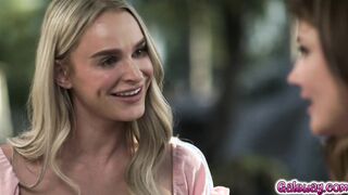Adria leads Emma through her first lesbian sex
