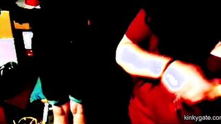 spanking my hubby's sissy-butt bright red