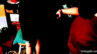 spanking my hubby's sissy-butt bright red