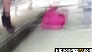 Youthful Japanese angels covertly peeing all over town