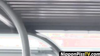 Youthful Japanese angels covertly peeing all over town