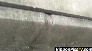 Youthful Japanese angels covertly peeing all over town