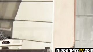 Youthful Japanese angels covertly peeing all over town