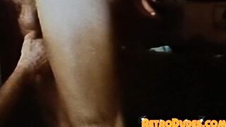 after hot blowjobs vintage bareback doggystyle pounding