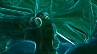 very hot cartoon in blue color
