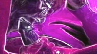 very hot cartoon in blue color