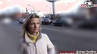 German cunt with mouth next door from Street make first time Sex casting