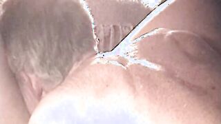 DARBY ON HER KNEES SUCKING MY COCK