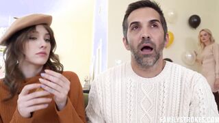 Secretly rubbing stepdaughters clitoris