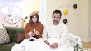 Secretly rubbing stepdaughters clitoris