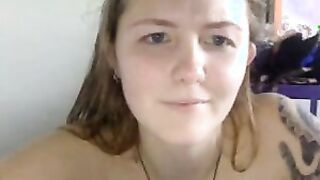 Stepsister fingers her pussy for you