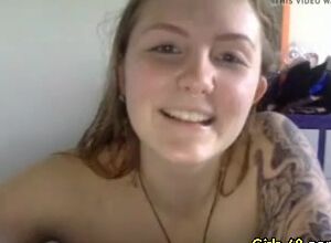 Stepsister fingers her pussy for you