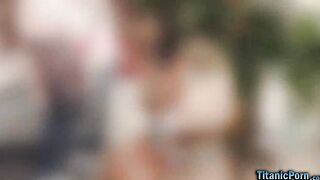 Slender Brunette Bianca Bangs Sucks Nade Nastys Dick