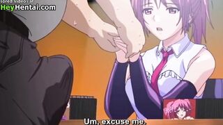 Lovely teen with big tits squirts and gets cumshot