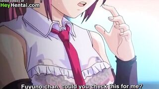 Lovely teen with big tits squirts and gets cumshot
