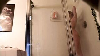 jerking off while spying on my stepdaughter showering