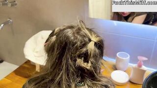 ''You told me you were going to leave him alone'' - Spitting, slapped, doggystyle and