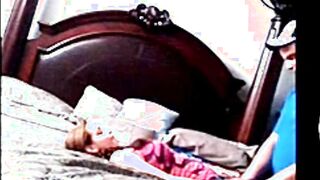 stepdaughter eats boyfriend's cum (hidden cam)