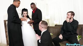 Bride Payton Preslee Gets Fucked By BBCs