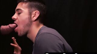 Attractive stepson dicksucking daddy at gloryhole