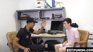 Myott Hunter a skinny twink is AJ Sloan a jock throbbing BBC