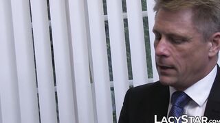 GILF Lacey Starr tricks patient into doggystyle penetration