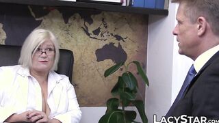 GILF Lacey Starr tricks patient into doggystyle penetration
