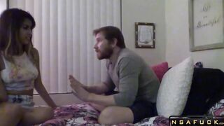 StepBrother Moves into Step Sisters Dorm